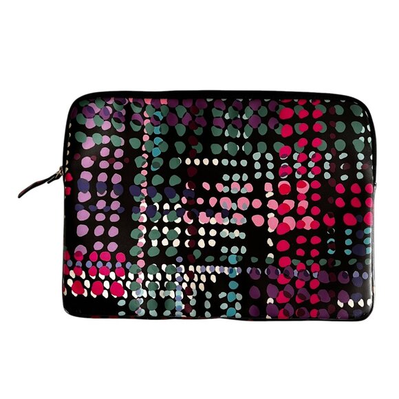 Kate Spade Retired Laurel Way Dotty Plaid 13" Padded Laptop Sleeve - Picture 2 of 12